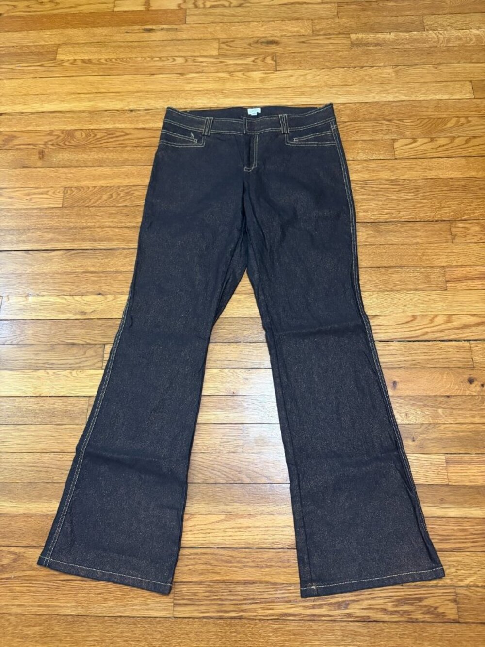 Cache Jeans Women's Size 12 High Rise Sparkly Denim Bootcut Dark Wash